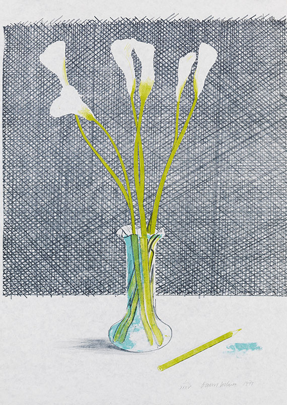 David Hockney - Lillies
