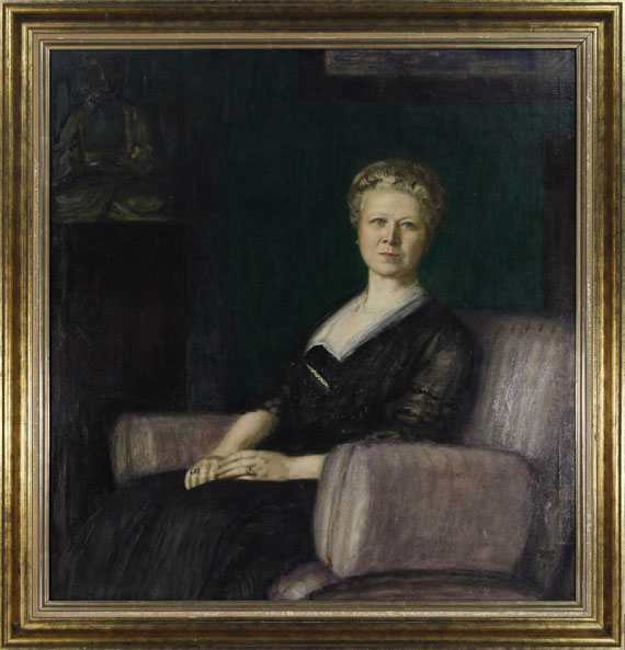 Franz von Stuck - Porträt Luise Bestehorn - Cornice