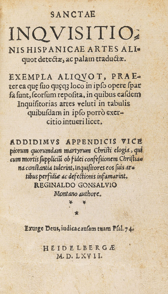 Cassiodor de Reina - Sanctae inquisitionis Hispanicae - Altre immagini