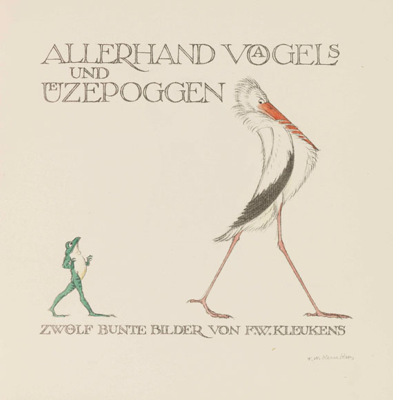 Friedrich Wilhelm Kleukens - Allerhand Voagels und Uezepoggen - Altre immagini