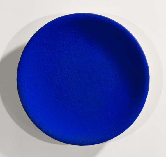 Yves Klein - Untitled Blue Plate (IKB 161) - Cornice