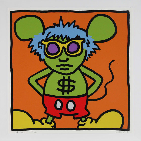Haring - Andy Mouse