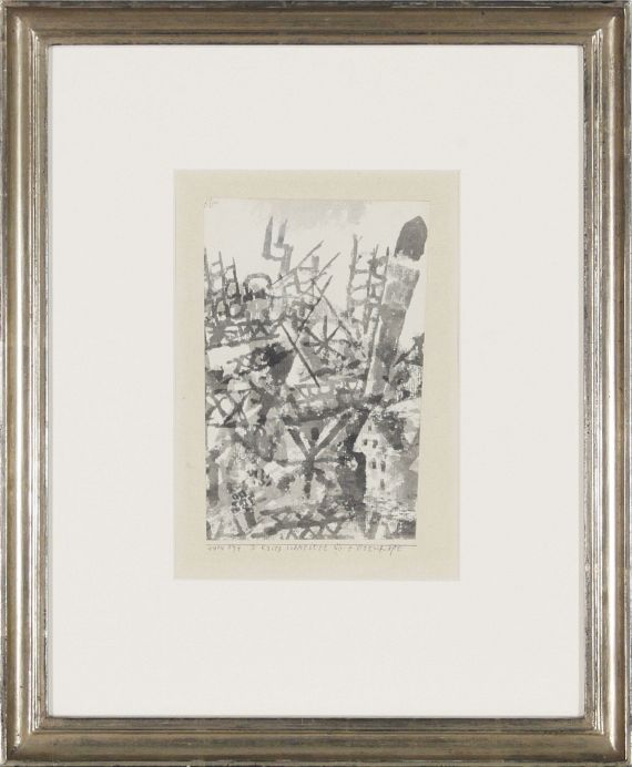 Paul Klee - Der Krieg schreitet über eine Ortschaft - Cornice