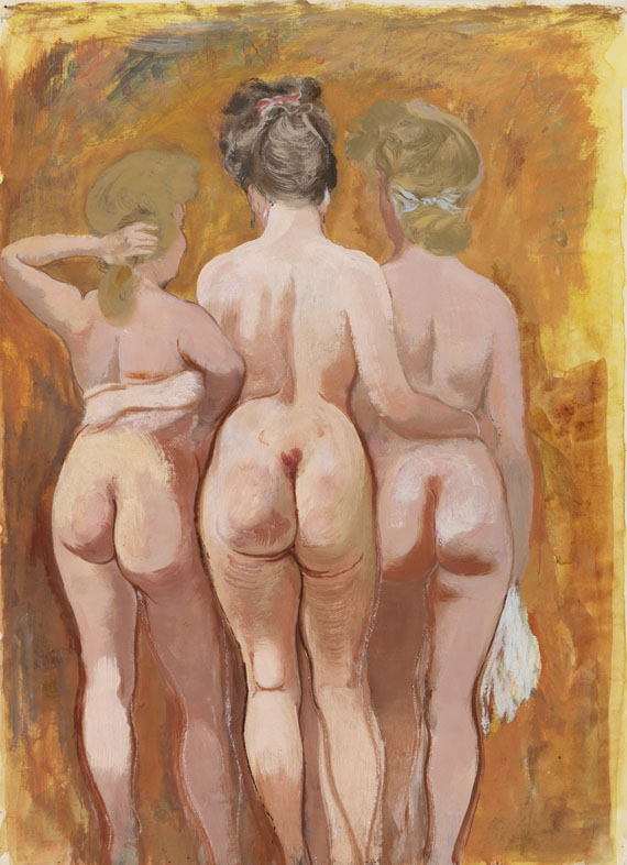 George Grosz - Three Female Nudes