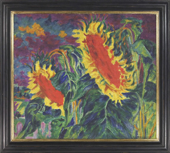 Philipp Bauknecht - Zwei Sonnenblumen - Cornice