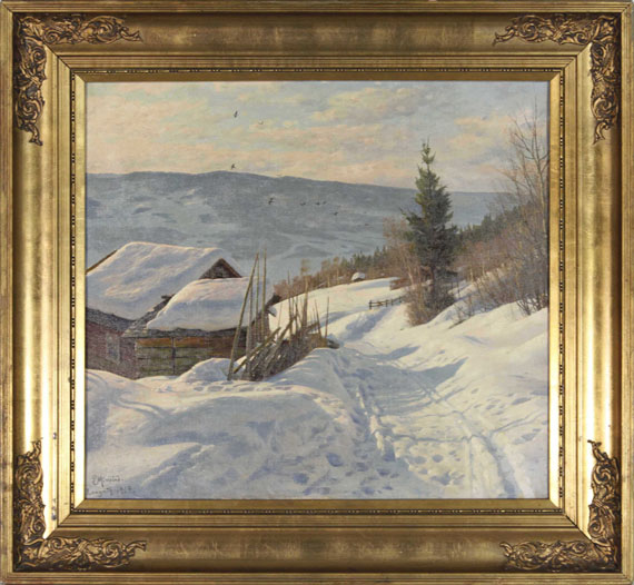 Peder (Peder Mørk Mønsted) Mönsted - Sonniger Wintertag in Norwegen - Cornice
