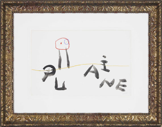 Joan Miró - Putaine - Cornice