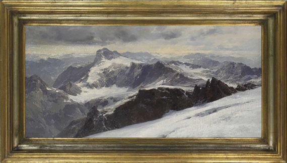 Edward Theodore Compton - Die Alpen von Graubünden vom Tödi aus - Cornice