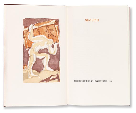  Bear Press - 3 Vorzugsausgaben: Bassompierre. Simson. Goethe - Altre immagini