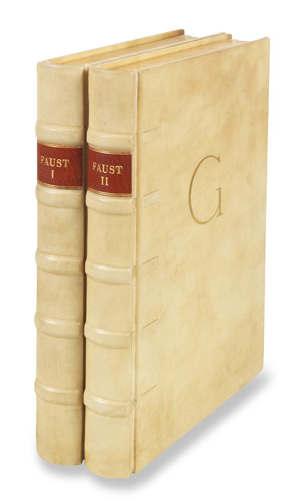 Johann Wolfgang von Goethe - Faust I und II, 2 Bände - Dorfnereinband