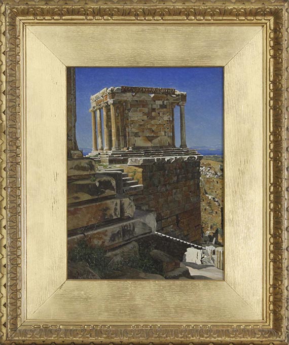 Josef Theodor Hansen - Tempel der Nike, Akropolis - Cornice