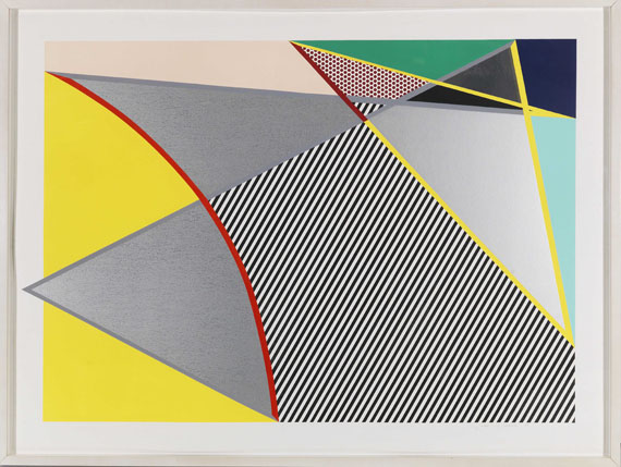 Roy Lichtenstein - Imperfect 67 5/8" x 91 1/2" - Cornice