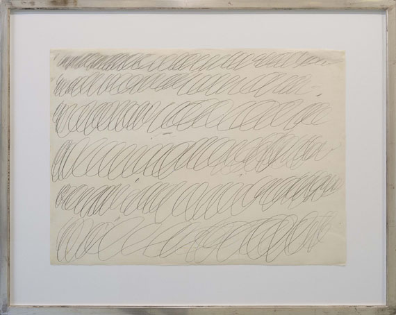 Cy Twombly - Untitled (Drawing for Manifesto of Plinio) - Cornice