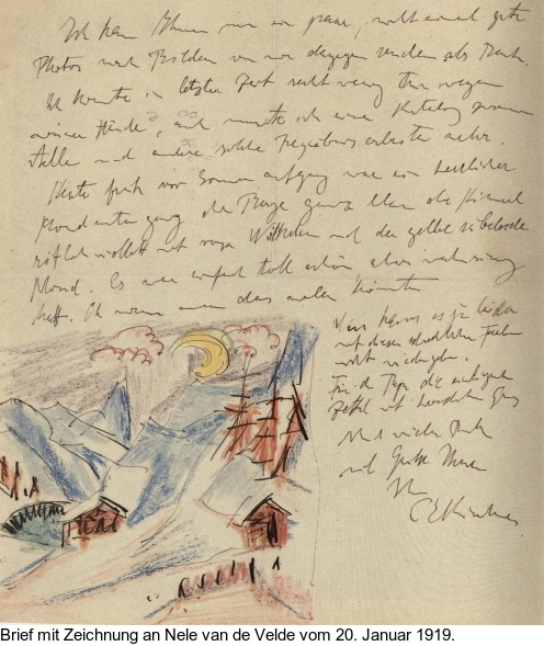 Ernst Ludwig Kirchner - Wintermondnacht – Längmatte bei Monduntergang - Altre immagini