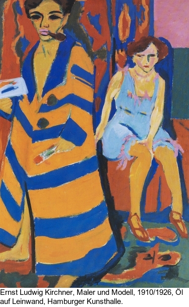 Ernst Ludwig Kirchner - Selbstbildnis mit Modell - Altre immagini