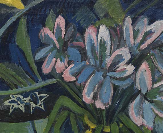 Ernst Ludwig Kirchner - Verblühte Tulpen / Porträt Simon Guttmann, sitzend - Altre immagini