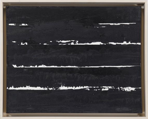 Pierre Soulages - Peinture 45 x 57 cm, 7 janvier 2000 - Cornice