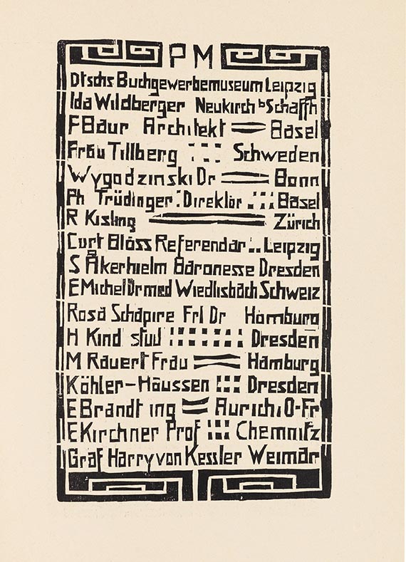  Ausstellungskatalog - Katalog zur Ausstellung der K.G. "Brücke" in der Galerie Arnold, Dresden, Schloßstraße - Altre immagini