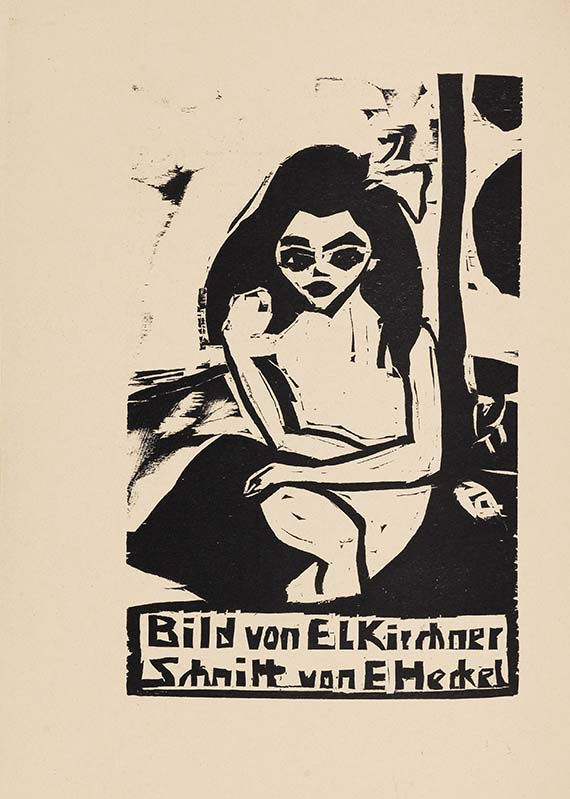  Ausstellungskatalog - Katalog zur Ausstellung der K.G. "Brücke" in der Galerie Arnold, Dresden, Schloßstraße - Altre immagini