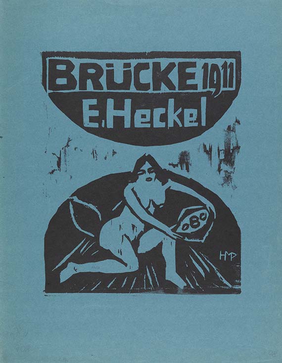 Mappenwerk / Portfolio - 6. Jahresmappe der Künstlergruppe "Brücke", gewidmet Erich Heckel