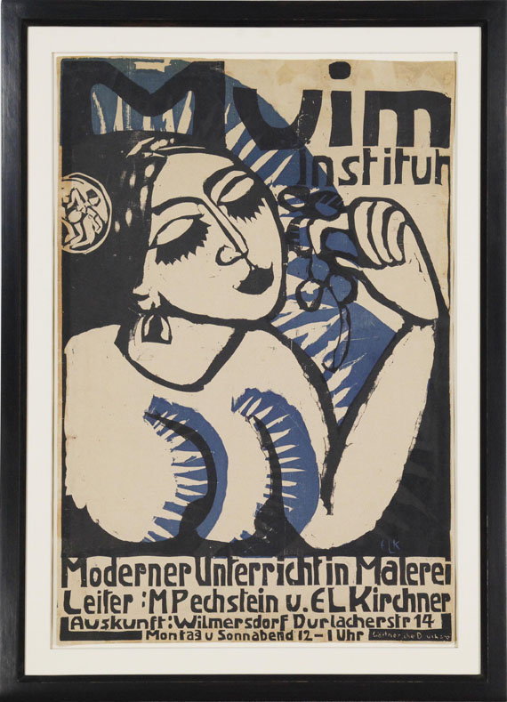 Ernst Ludwig Kirchner - Plakat Muim-Institut - Cornice