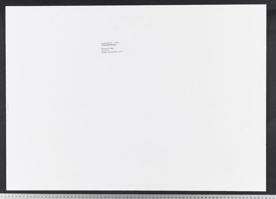 Gerhard Richter - FAZ-Übermalung - Retro