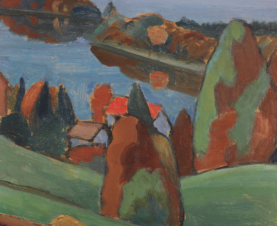 Gabriele Münter - Blick über den Staffelsee