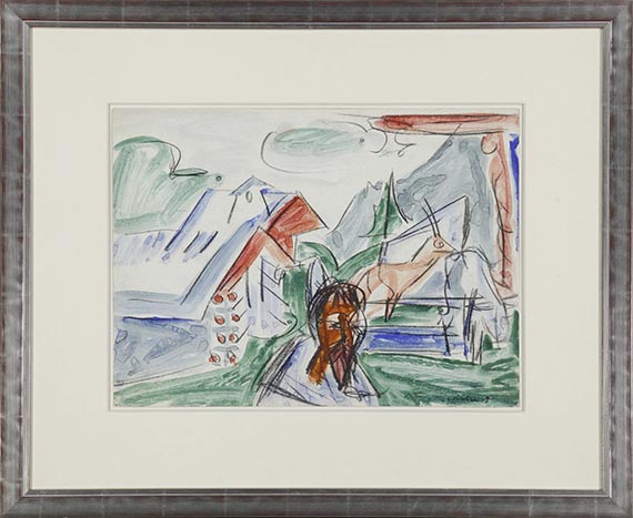Ernst Ludwig Kirchner - Bauer auf der Alp - Cornice