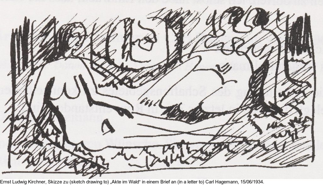 Ernst Ludwig Kirchner - Akte im Wald, kleine Fassung - Altre immagini