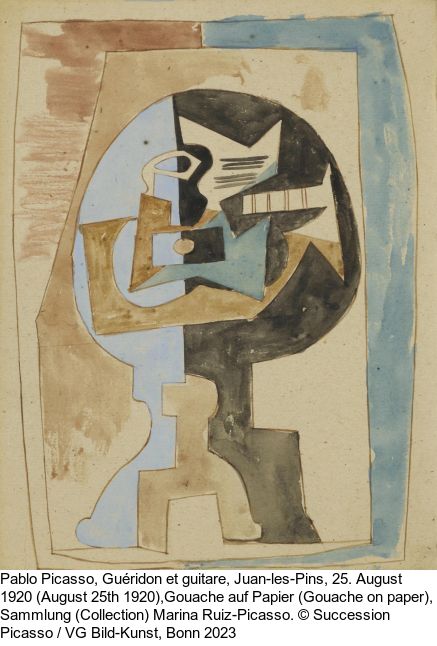 Pablo Picasso - Guéridon, guitare et compotier - Altre immagini