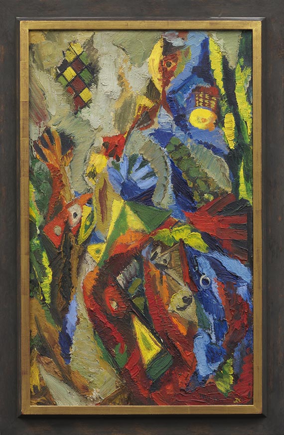 Ernst Wilhelm Nay - Himmlische Botschaft - Cornice
