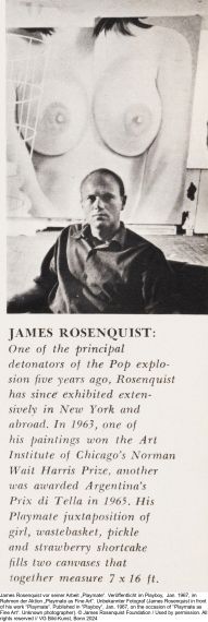 James Rosenquist - Playmate - Altre immagini