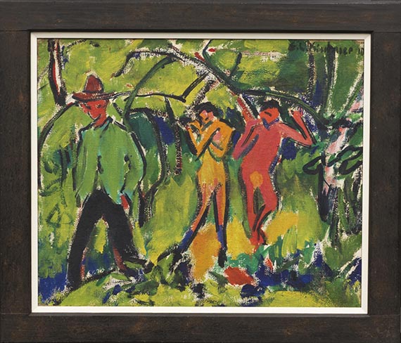 Ernst Ludwig Kirchner - Im Wald - Cornice