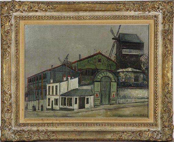 Maurice Utrillo - Le Moulin de la Galette - Cornice