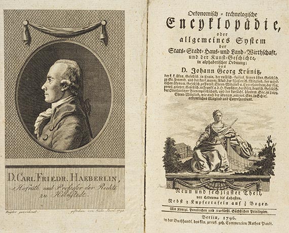 Johann Georg Krünitz - Oeconomische Encyclopädie