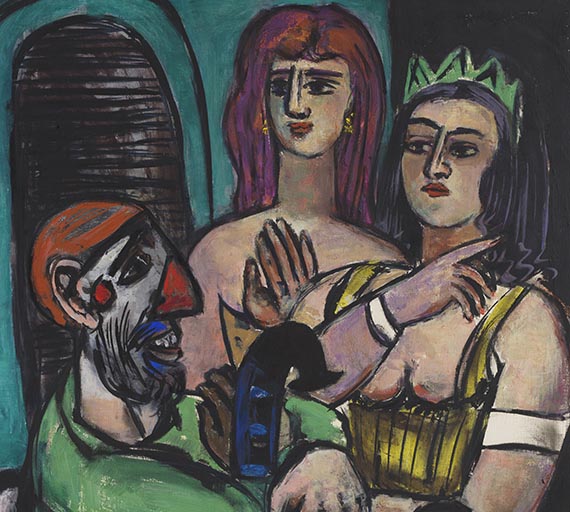 Max Beckmann - Großer Clown mit Frauen und kleiner Clown - Altre immagini