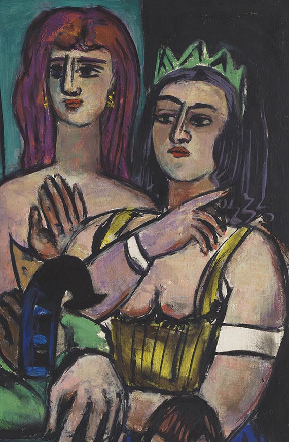 Max Beckmann - Großer Clown mit Frauen und kleiner Clown - Altre immagini