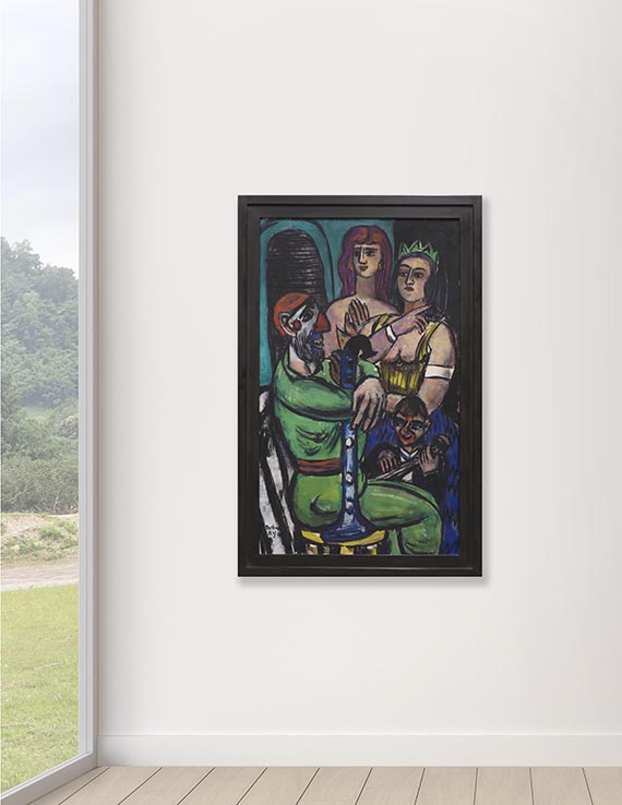 Max Beckmann - Großer Clown mit Frauen und kleiner Clown - Altre immagini