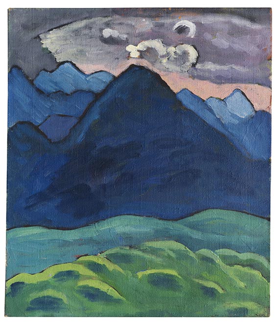 Gabriele Münter - Blauer Kegelberg