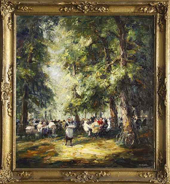 Otto Pippel - Münchner Wirtsgarten - Cornice