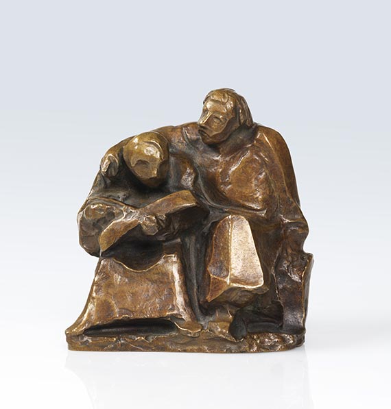 Ernst Barlach - Die lesenden Mönche I (Unterweisung)