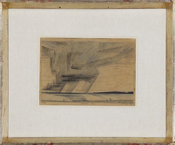 Lyonel Feininger - Vorüberziehende Schauer - Cornice