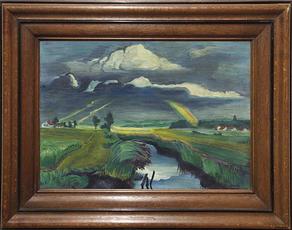 Hermann Max Pechstein - Verziehendes Gewitter - Cornice