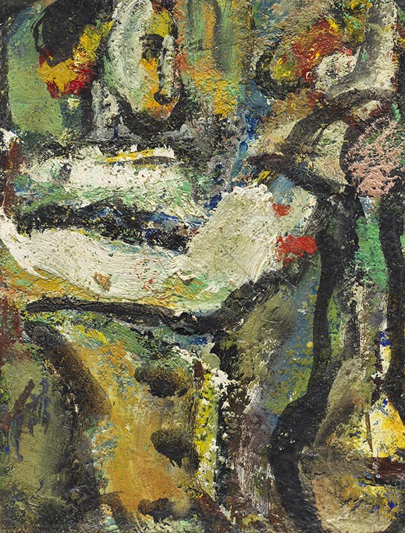 Georges Rouault - Pierrot au Bouquet