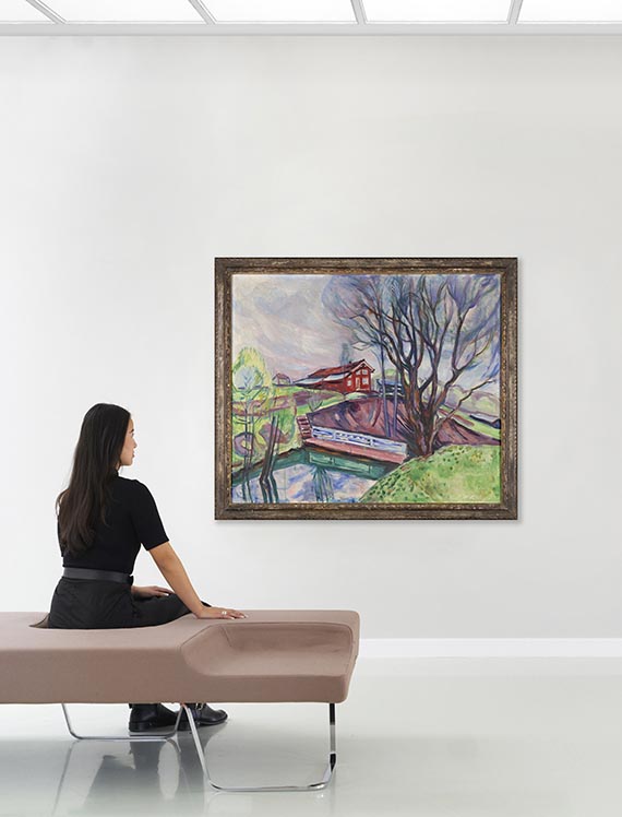 Edvard Munch - Das rote Haus (Det røde hus) - Altre immagini