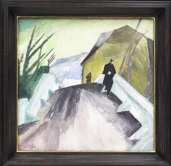 Lyonel Feininger - Auf der Brücke - Cornice