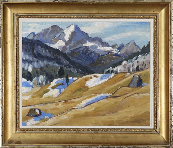 Gabriele Münter - Elmau - Cornice