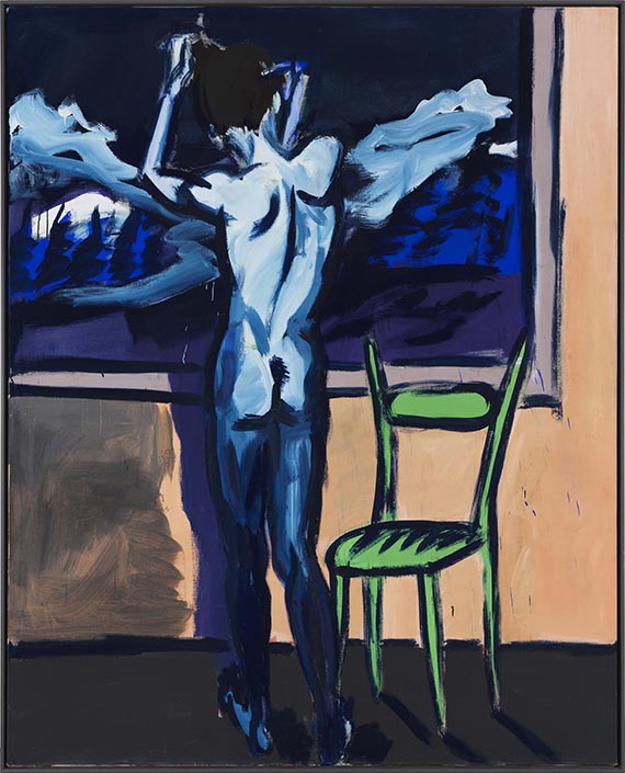 Rainer Fetting - Rückenakt (Ausblick) - Cornice