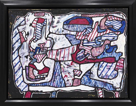 Jean Dubuffet - Lampe et Balance I - Cornice