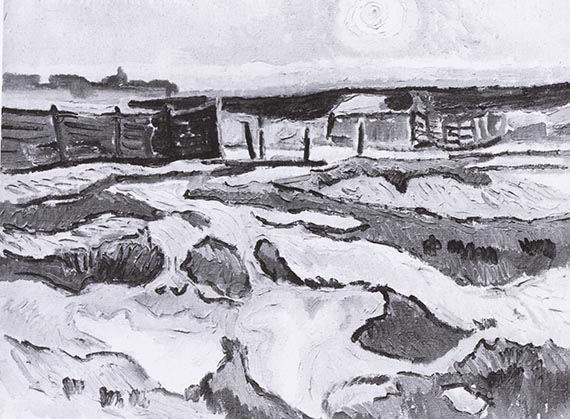 Illustration for: Max Pechstein, Schmelzender Märzenschnee, 1909, oil on canvas, (Soyka 1909/8), missing. © Pechstein Hamburg / Berlin / VG Bild-Kunst, Bonn 2025